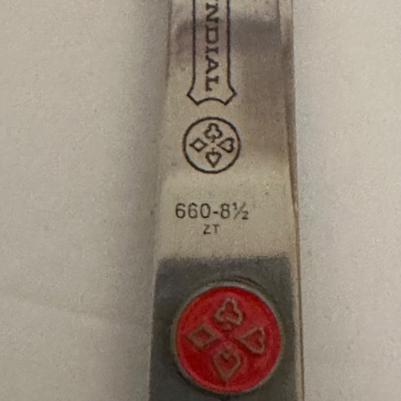 Mundial Red Dot 8-1/2" Lightweight Dressmaker Shears Scissors #660 - Picture 4 of 6